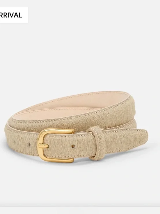 Aureum Ponyhair Belt NWT - Picture 1 of 6